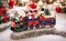Ceramic Christmas Train Salt & Pepper And Box ( Set Of 3 ), Home Décor, Gift for Her, Gift for Mom, Kitchen Décor